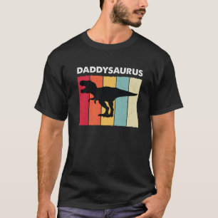 Camiseta Daddysaurus Funny Fathers Day Gift Dad Dinosaur Da