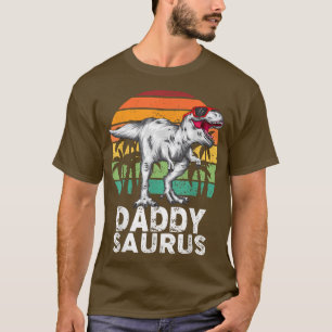 Camiseta Daddysaurus Funny T Re Dinosaur Dad Saurus Family