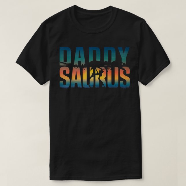 Camiseta Daddysaurus Re Dinosaur TRe Daddy Saurus (Diseño del anverso)