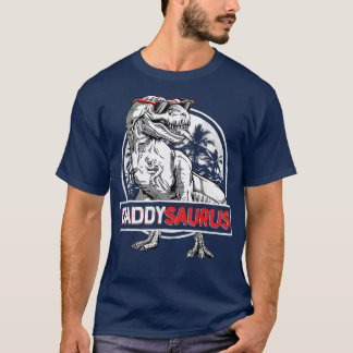 Camiseta Daddysaurus Rex Dinosaur Daddy Saurus Family Matc