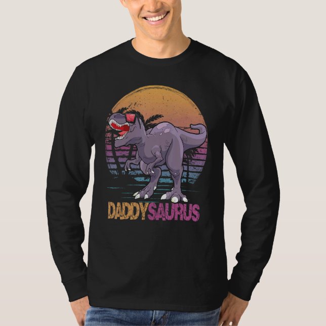 Camiseta Daddysaurus Rex Dinosaur Daddy Saurus Family Match (Anverso)