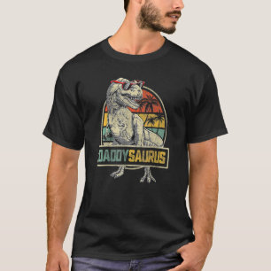 Camiseta Daddysaurus Rex Dinosaurio Padre Saurus Familia Co