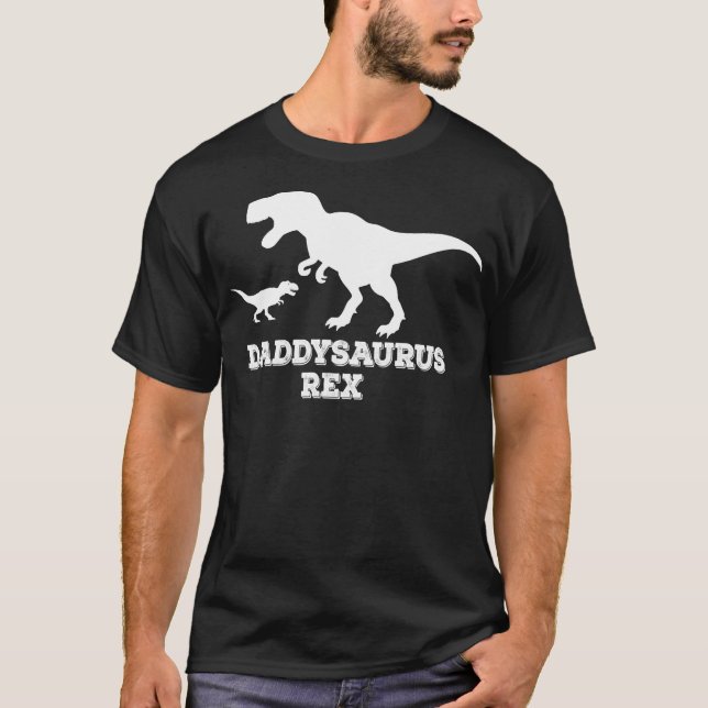 Camiseta Daddysaurus Rex Esencial (Anverso)