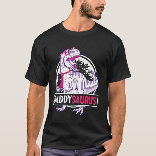 Camiseta Daddysaurus Rex Hipster (Anverso)