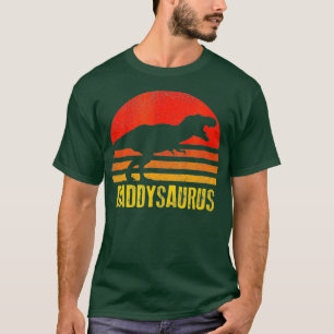 Camiseta Daddysaurus Shirt Retro Vintage Dinosaurio