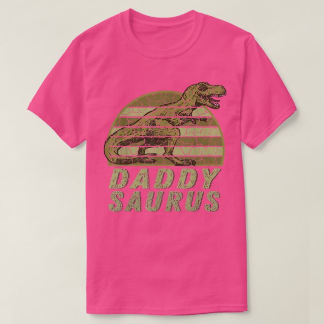 Camiseta Daddysaurus T Re Dinosaur Daddy Saurus Funny Fathe (Diseño del anverso)