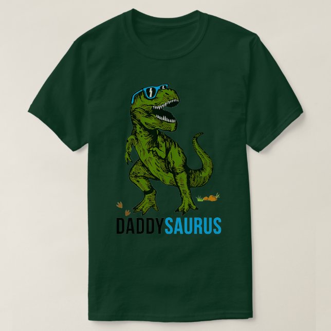Camiseta Daddysaurus T rex Daddy Saurus-Dad Day Gi (Diseño del anverso)
