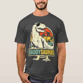 Camiseta Daddysaurus T Rex Dinosaur Daddy Saurus Family Mat