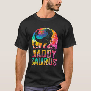 Camiseta Daddysaurus T Rex Dinosaur Daddy Saurus Family Mat