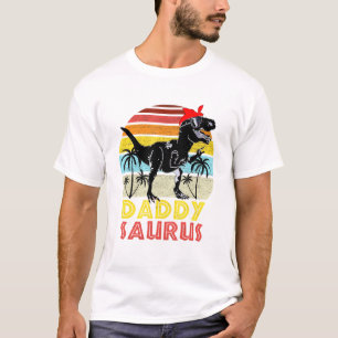 Camiseta Daddysaurus T Rex Dinosaur Daddy Saurus Family Mat