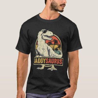 Camiseta Daddysaurus T Rex Dinosaur Daddy Saurus Family Mat