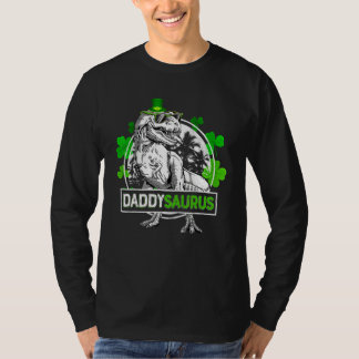 Camiseta Daddysaurus T Rex Dinosaur Daddy Saurus St Patric