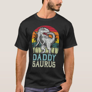 Camiseta Daddysaurus Trex Dino Familia Matanza Trex Nacimie