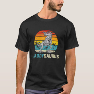 Camiseta Daddysaurus vintage T Rex Dinosaur Dad Saurus Hall