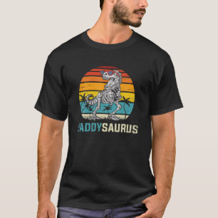 Camiseta Daddysaurus vintage T Rex Dinosaur Dad Saurus Hall