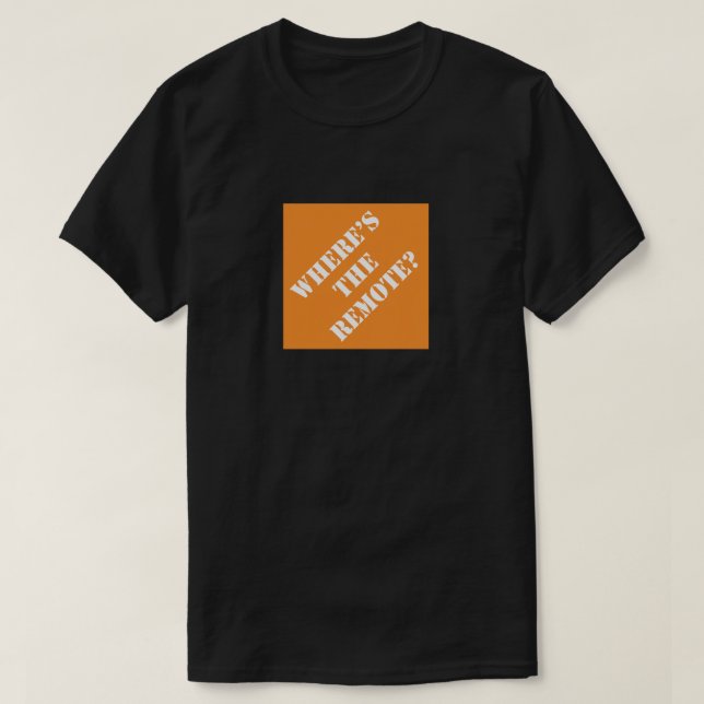 Camiseta Dadismos dónde está el control remoto (Diseño del anverso)