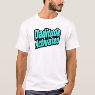 Camiseta Daditude Activado – Estilo Pop Graffiti