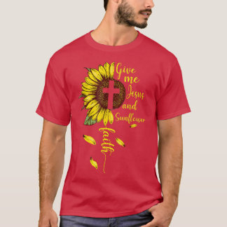 Camiseta Dadme A Jesús Y A Los Girasoles Religiosos Cristia