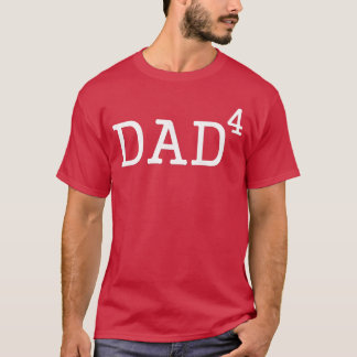 Camiseta Dadohe Cuarto Poder Papá De 4 ohe 4to Poder famili