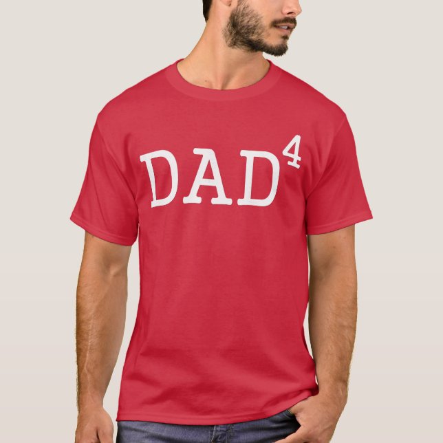Camiseta Dadohe Cuarto Poder Papá De 4 ohe 4to Poder famili (Anverso)