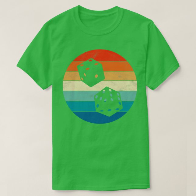 Camiseta Dados (Diseño del anverso)