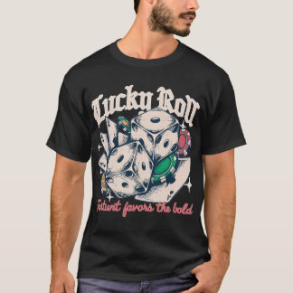 Camiseta Dados Afortunados y Fichas de Póquer