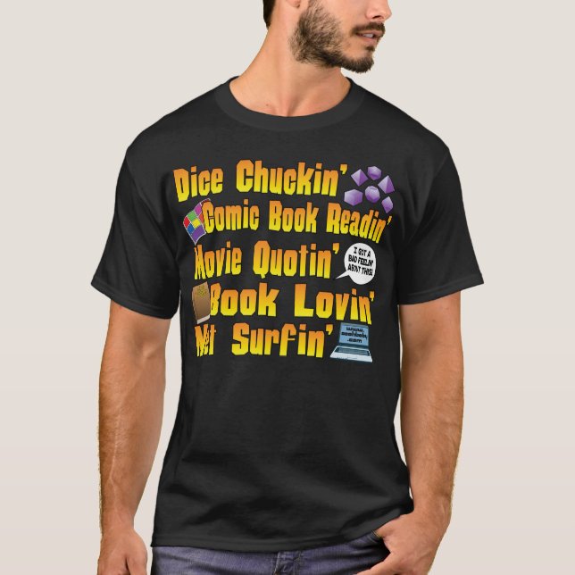 Camiseta Dados Chuckin (Anverso)
