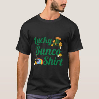 Camiseta Dados De Bunco Del Día De San Patricio Dados De Bu