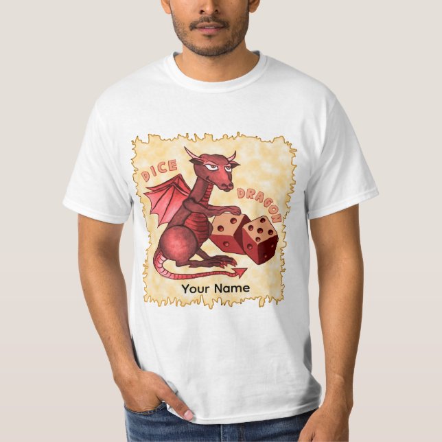 Camiseta Dados de Dragón  (Anverso)