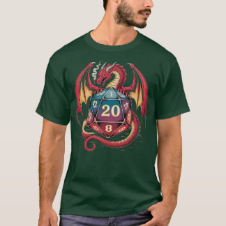 Camiseta Dados de Dragón Rojo