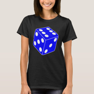 Camiseta Dados de Juego Azules Disfraz de Halloween Cool R