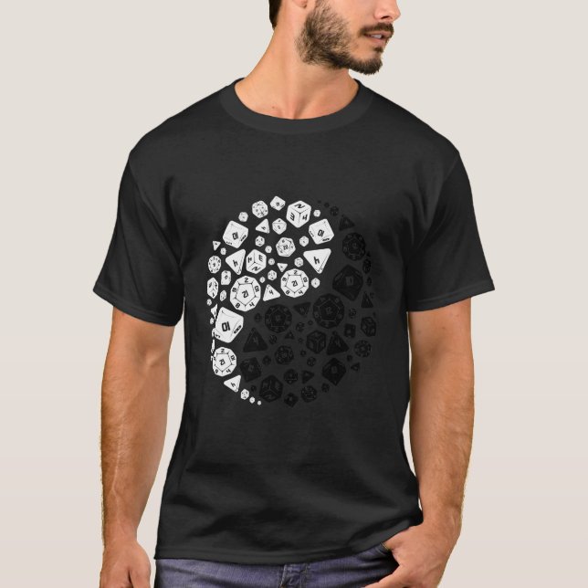 Camiseta Dados Yin Yang (Anverso)
