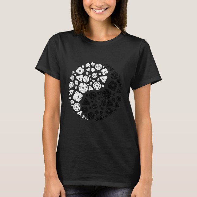 Camiseta Dados Yin Yang (Anverso)