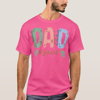 Camiseta Dadosaur Daddy Saurus Birthday Dinosaur Family Mat