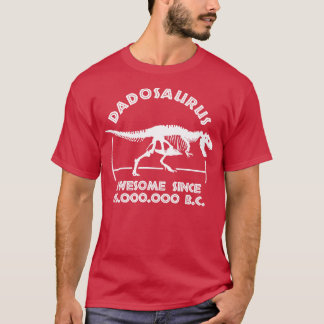 Camiseta Dadosaurus Dad Birthday