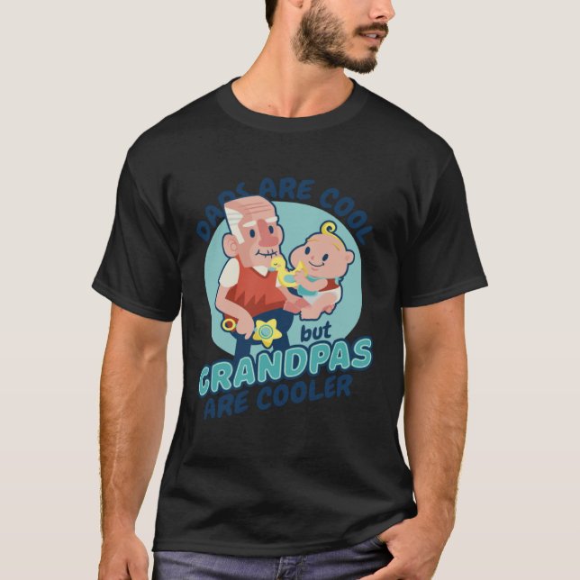 Camiseta Dads Grandpas are cooler (Anverso)