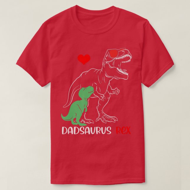 Camiseta Dadsaurus Daddy Re Autism Awareness Proud Dad  (Diseño del anverso)