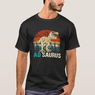 Camiseta Dadsaurus T Rex Dinosaur Funny Dad Saurus Family M