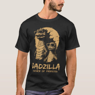 Camiseta Dadzilla Padre De Monstruos Día Del Padre Divertid