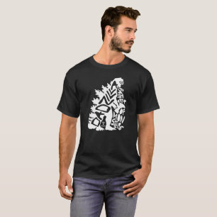 Camiseta Dadzilla Padre De Monstruos. Funny Dad T Shirt Chr