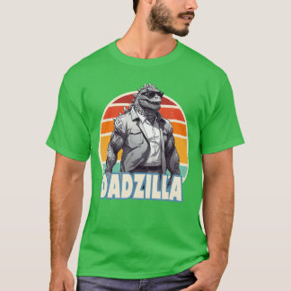 Camiseta Dadzillahe Rad Papá Kaiju Vibes amigo