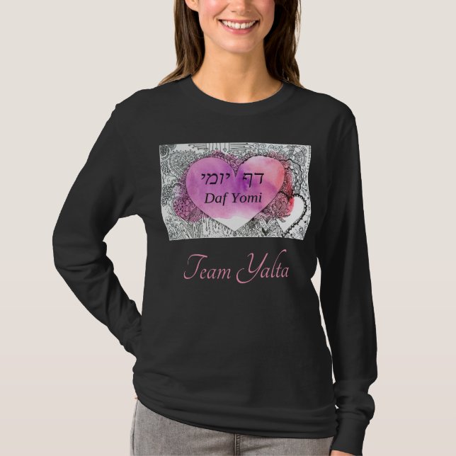 Camiseta Daf Yomi Team Yalta "No es difícil" Vivid (Anverso)