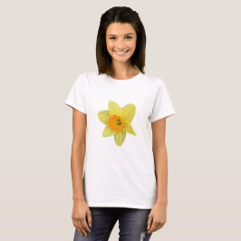 Camiseta Daffodil de primavera amarilla