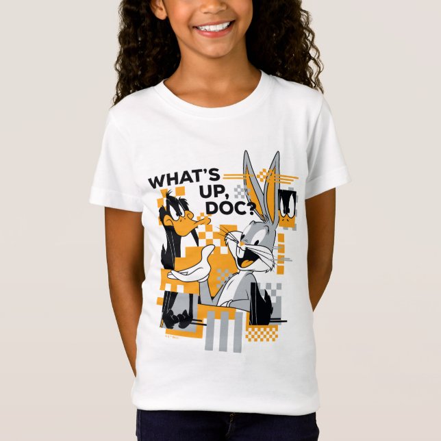 Camiseta DAFFY DUCK™ & BUGS BUNNY™ Glitch (Anverso)