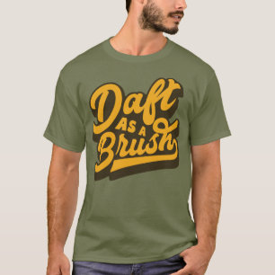 Camiseta Daft As A Brussel Yorkshire English Slang