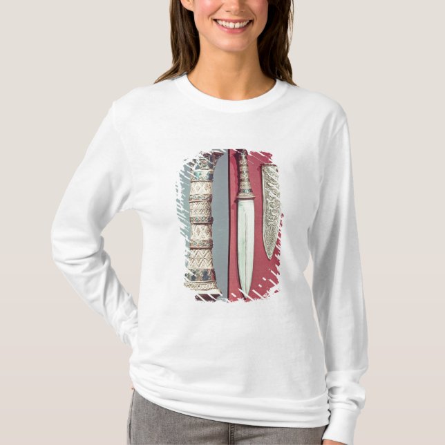 Camiseta Daga y envoltura, tesoro de Tutankhamun, c.13 del (Anverso)