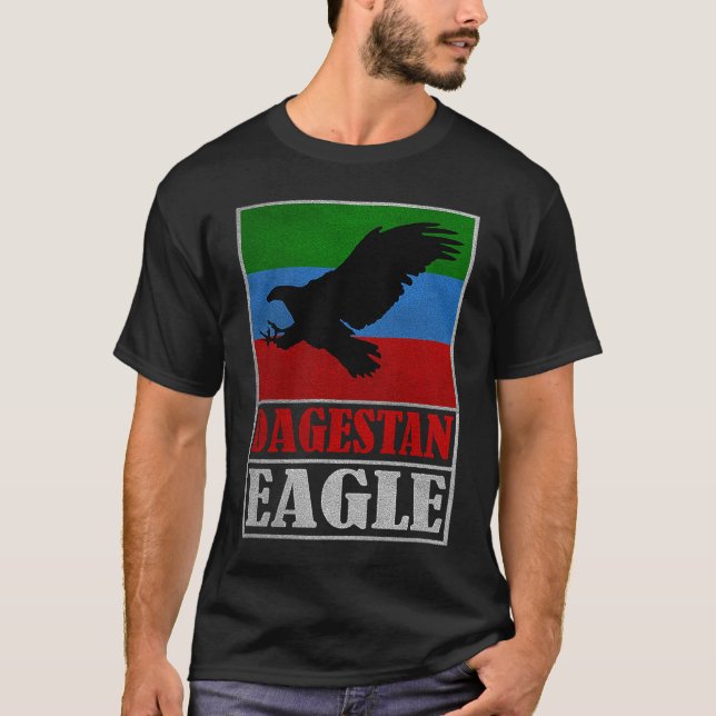 Camiseta Dagestan Eagle Proud People of Dagestan National F (Anverso)