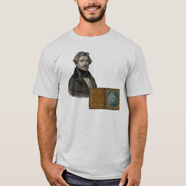 Camiseta Daguerre y el Daguerreotype (Anverso)
