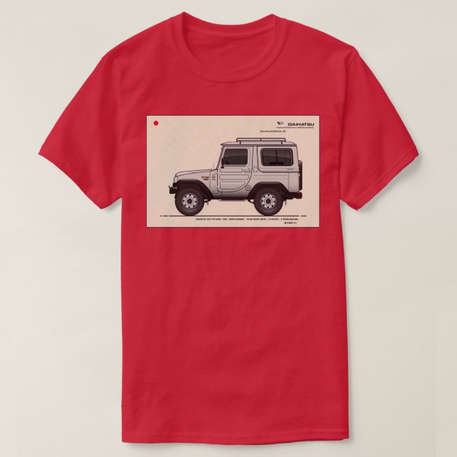 Camiseta Daihatsu F20 Deluxe (Diseño del anverso)
