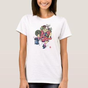 Camiseta Daikoku de los Siete Dioses Suertudos ス キ 大 プ 黒